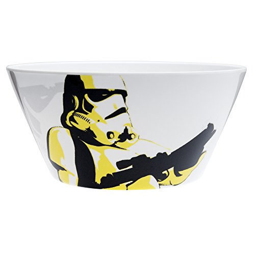 Zak Designs STAR-0363 Star Wars 6-inch Plastic Soup Bowl (27 oz.), Stormtrooper