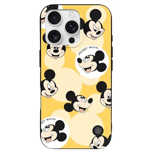 �f�B�Y�j�[ �~�b�L�[�}�E�X IPhone16 �Ή� �P�[�X �ϏՌ� �y���^ ���ϖh�~/Qi�������C�����X�[�d�Ή� �X�}�z�P�[�X ����~�� �w��h�~