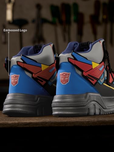 The Souled Store Transformers: Men and Boys Color Block Lace Up High Top Sneakers