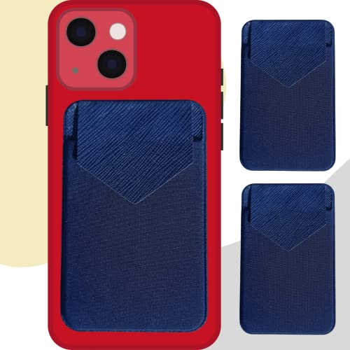 Tarjetero Adhesivo Móvil, Porta Tarjetas En Funda De iPhone Ó Samsung para Transporte De Wallet, Cartera para Hombre Y Mujer, Monedero Cartera Bimba para Regalos, Oferta Flash del Día, Pack 2 UD Cover