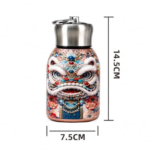 Image of 316 Stainless Steel Water Bottle, Hot & Cold water bottle, Printed Design | 300ml