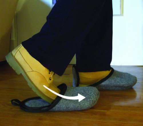 Shoes and Boots Slippers -Bigfoot Pushovers Overshoe Pullovers. Keep your floors clean without removing your shoes. Great for quick in and outs. Perfect for guests. Medium3