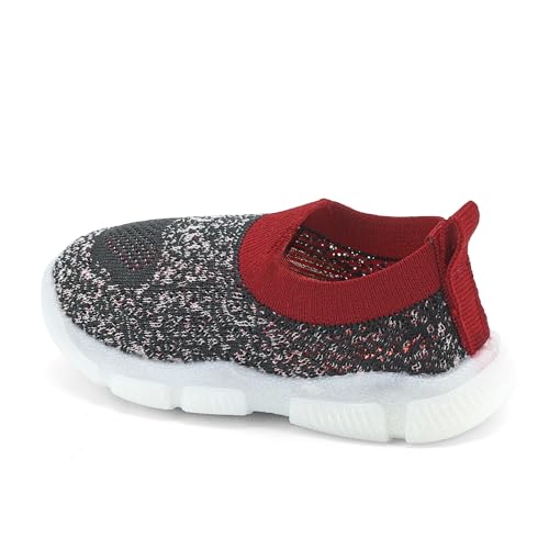 Image of ASIAN Sparkle-01 Kids LED Shoes for Boys & Girls with Soft Knit Material | Lightweight and Easy Slip-On Fit