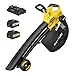 Leaf Blower and Vacuum,40V Cordless Leaf Blowers with 8000mah batteries,3-in-1 Leaf vacuum&Garden Vacuum & Mulcher, 6 Adjustable Speed,45 L Collection Bag for Patio,Wheels & Shoulder Strap Included