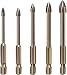 Produktbild Efficient Universal Drilling Tool, Multifunctional Professional Cross Triangle Drill Bit Set for Tile, Concrete, Brick, Glass, Plastic, Wood and Wall (3,4,5,6,8mm,5 Pack)