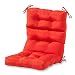 Greendale Home Fashions Indoor/Outdoor High Back Chair Cushion, Salsa