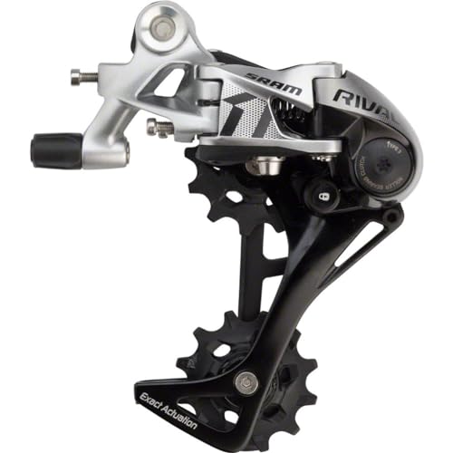 SRAM Rival 1 Rear Derailleur - 11 Speed, Long Cage, Black/Silver