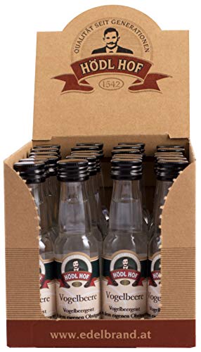 Hödl Hof Vogelbeergeist Obstbrand | 38% vol. | Schnaps Klassiker | (24x20 ml) Cover
