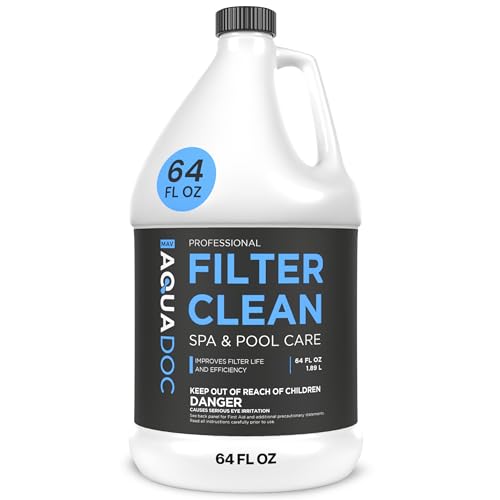 AquaDoc Spa & Hot Tub Filter Cleaner Soak - 64oz -...