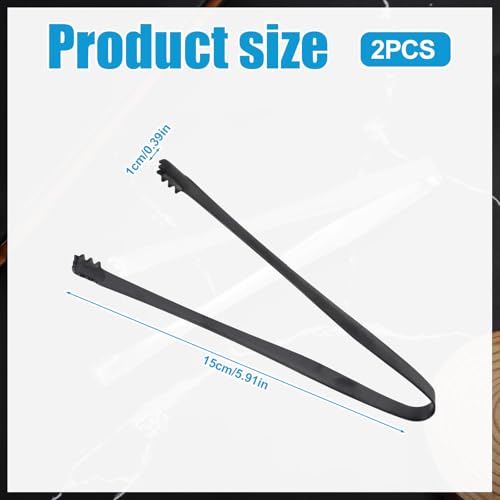 2pcs Egg Chalaza Removal Tool, Stainless Steel Eggshell Fragment Remover Egg Tool Kitchen Tongs Chalaza Remover for Chefs Bakers - Image 3