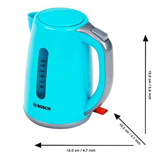 Foto von Theo Klein Bosch Wasserkocher I Kinderküchen-Zubehör I mit Wasser befüllbar I Maße: 14,5 cm x 9,5 cm x 15,5 cm I Spielzeug für Kinder ab 3 Jahren