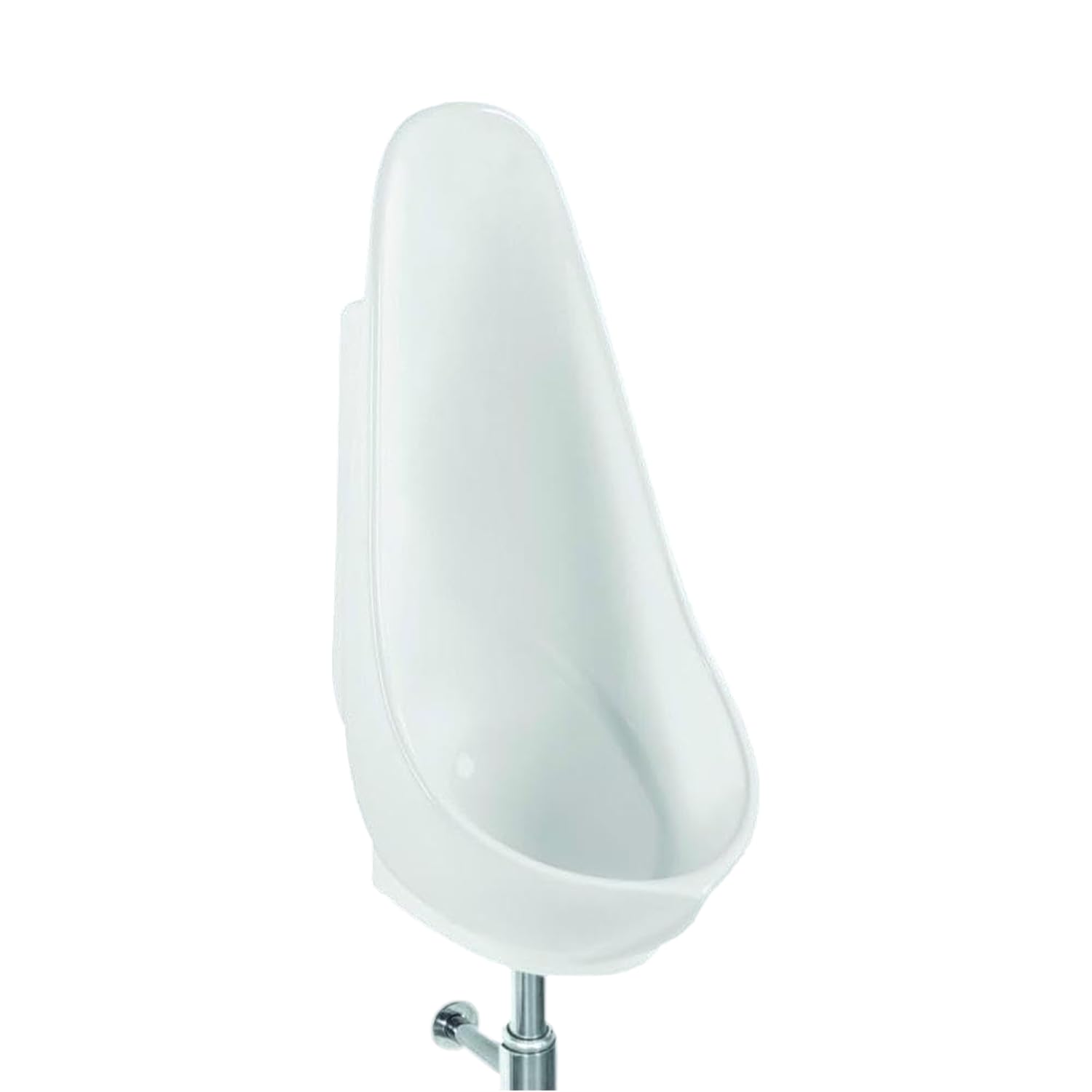BonKaso White Ceramic Wall Mount/Hung Urinal for Men and Boys | Size (12.4 x 10 x 20 Inches) | Premium Designer Urinal Pot for Gents | Modern Sanitary Ware for Bathroom/Washroom/Toilet