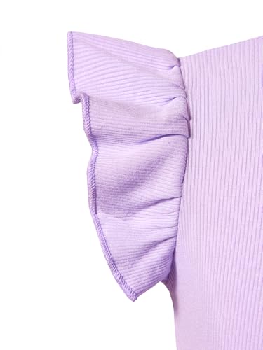 Girls Tulle Dress Toddler Flutter Sleeve Tutu Dress Summer Flower Birthday Party Princess Dresses4