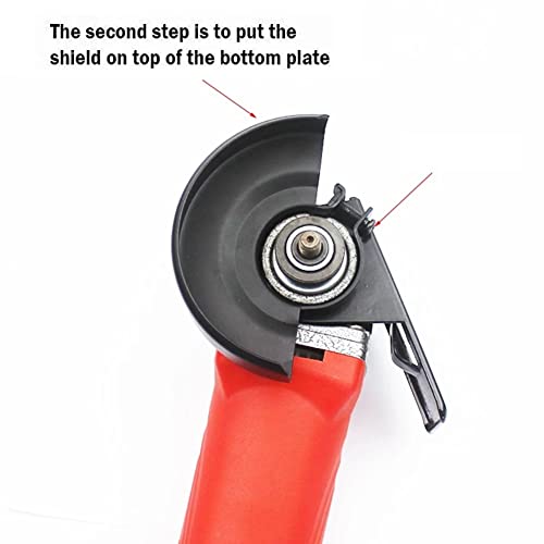 Torsor 2 Pack Angle Grinder Stand Base Support Bracket Attachement Metal Protector Shield Balance Holder Wheel Disc Guard Bases Sanding Cutting Machine Stander Seat Woodwoking Tools Black #TOP7