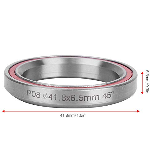 Keenso KEENSO9NS81CPGTB 2Pcs 41.8Mm Headset Bearing - Heavy Duty Bearing Headset Mountain Road Double Sealed Bearing Headset Cycling Accessory thumb #8