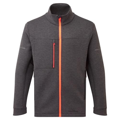 Chaqueta polar técnica EV4 Portwest EV473 de tejido de dos caras en color gris
