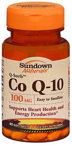 Sundown Naturals Suplemento dietético Co Q-10100Mg40Cápsulas blandas