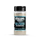 Pork King Good Ranch Seasoning for Cooking and Popcorn Seasoning - Keto Friendly, Paleo, No MSG, Gluten Free (Ranch, Single Shaker)