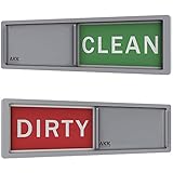 Universal Dishwasher Magnet Clean Dirty Sign SLIDER |PREMIUM & Non-Scratching Clean Dirty Dishwasher Magnet For Any Kind of Dishwasher -3M Adhesives Included With Dishwasher Clean Dirty Sign