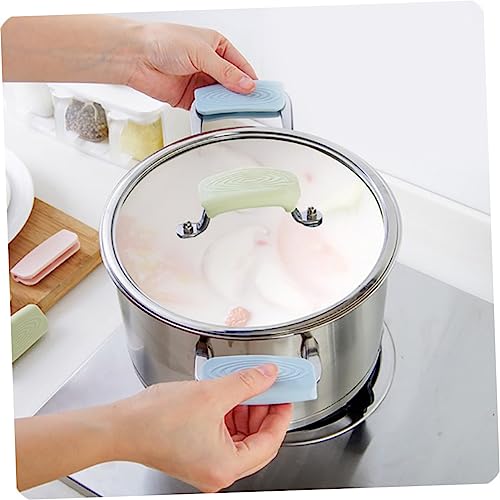 Funda para asas de olla SHOWERORO verde de 4 piezas para cocinar comodo en casa 8