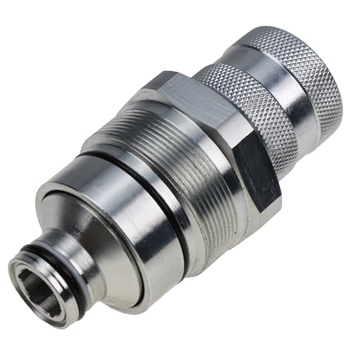 Image of V1311-77150 Hydraulic Female Flat Face Quick Coupler 48mm Compatible with Kubota SSV65 SSV65PC SSV75 SSV75PC SVL95-2SC SVL65-2