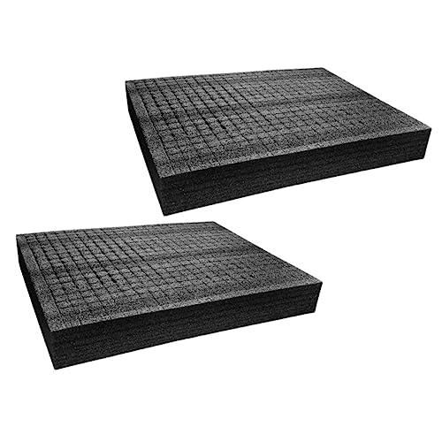 Homoyoyo 2pezzi Pannelli in Schiuma Per Professionale Inserti Per Consegna Rivestimenti in Schiuma Riutilizzabili Accessori Per Spedizione Resistenti All Umidità
