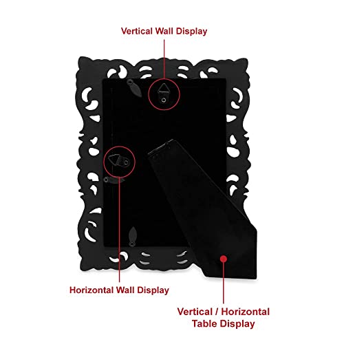 Laura Ashley Vintage Resin Scroll Picture Frame #TOP9
