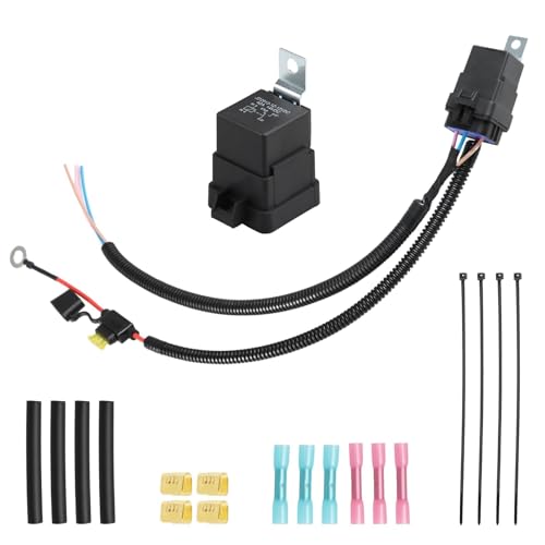 FUSCH Fuel Pump Relay Wiring Kit Compatible with Dodge Durango 2012 2013 Grand Caravan 2011/ Chrysler Town & Country 2011/ Jeep Grand Cherokee 2012 2013 Replace#: 68269523AD CBWPR091AA