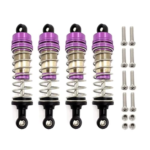 Amortisseur À Huile en Métal pour Wltoys 144001, Suspension Durable Haut de Gamme Voiture RC