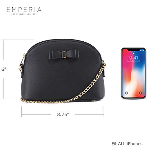 Emperia Small Cute Faux Leather Dome Series Crossbody Bags Shoulder Bag Purse Handbags for Women2