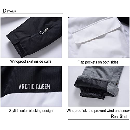 Conjunto de jaqueta e calças para esqui masculino e feminino Unsiex à prova d'água montanha neve sn
