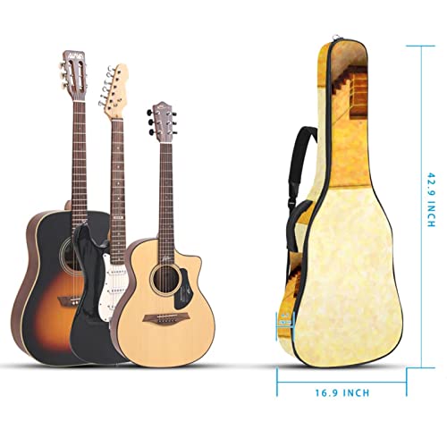 Étui de protection rembourré pour guitare acoustique classique Style graffiti, Multicolore 06, 42.9×16.9×4.7 in… - Les Beatles, Paul McCartney, John Lennon, RIngo Starr, George Harrison Étui de protection rembourré pour guitare acoustique classique Style graffiti, Multicolore 06, 42.9x16.9x4.7 in… – Image 6