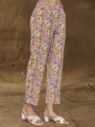 Image of NAINVISH Polyester Cord Set | Ethnic Co Ord Set | Casual Wear Pant Top Set | Fancy Co-Ord Set | Full Pair Set | Women Kurta Sets Kurtis | Women Kurta Pant Set | Coord Sets for Women