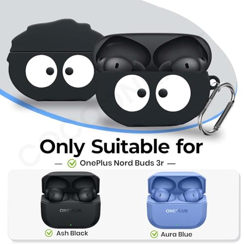 Image of Cartoon Silicone Case Cover Compatible for OnePlus Nord Buds 3r (2025) -Briquette