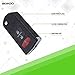 SCITOO 1 PC Flip Key Fob Keyless Entry Remote fits for Mazda 6/5/6/CX-7/CX7 SKE12501H 3 Buttons