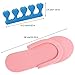 Tbestmax 24 Pair Disposable Flip Flops, Random Color Foam Slippers for Foot Spa Pedicures in Kid Party with 24 Pair Toe Separators Bulk