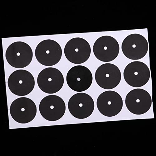 Perfeclan 35mm Billardtisch Spots Billardtisch Markierung Stickers Billardtisch Markierungspunkte, Selbstklebende Billardpunkt Aufkleber, Billiard Ball Spot Aufkleber, Billard Point Sticker Zubehör