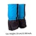 OnIUeZky Kids Leg Gaiters Waterproof Oxford Fabric Snow Boot Gaiters Legging Cover for Hiking Climbing 1Pair Blue
