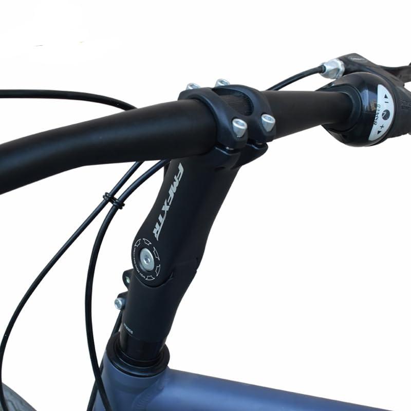 Potence de VTT réglable 31,8 mm 90 degrés 110 mm pour guidon de vélo en alliage d'aluminium pour VTT vélo de route vélo de ville