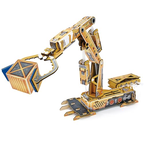 EXPLORA - Bras Robot Hydraulique À Construire - 168 pièces - Maquette 3D - 540222 - DIY - sans Colle Ni Ciseaux - Jeu de Construction - Cadeaux - Licence...