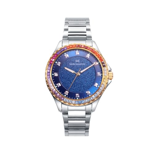 Montre Mark Maddox en acier doré idéale du bureau aux soirées chics