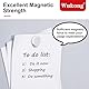 Wukong 24 Stück Magnete für Magnettafel Stark, Weiß Fridge Magnete Kleine Magnet für Whiteboard Schule, Kühlschrankmagnet Schließfächer und Foto