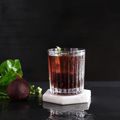 Image of Premium 280 ML Water & Juice Drinking Glasses Set of 6 Vintage Glassware Set for Juice, Cocktail, Mocktail,Whisky All Beverages Everyday Uses for Gift (6, MT-34)