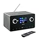 MEDION P85444 2.1 Internetradio mit Subwoofer (DAB+, UKW Radio, Spotify Connect, WLAN, Bluetooth, Streaming, Equalizer, Farbdisplay, USB, AUX, Wecker, Schlummerfunktion, Sleep Timer) Titan