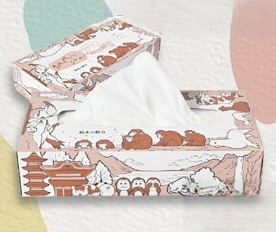 (2箱入り)使い切りパック!栃木の魅力ティッシュボックス 150w×2箱 ※配送不可地域:離島・沖縄