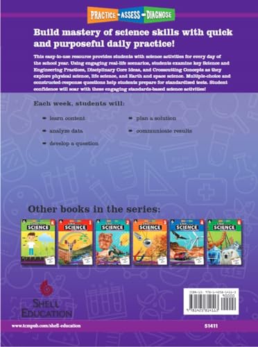 Shell Education SEP51411 180 Days: Science, Earth And Space Science For 5Th Grade Practice Workbook thumb #1