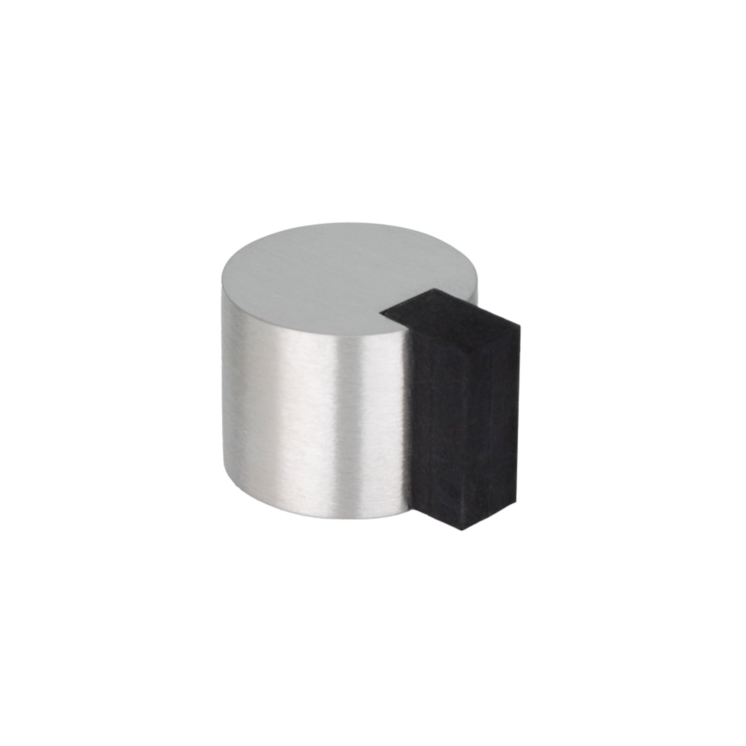 EVI Herrajes | Adhesive Floor Door Stop | Ø24x20mm | Stainless Steel | for Interior and Exterior | Door Protector | 04019324AM