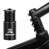 AEYINO Fahrradvorbau-Erweiterung MTB, 1-1/8 28,6 mm Fahrradgabelvorbau, Hand-Up-Adapter Fahrradgabel Aluminiumadapter für Rennräder, MTB, BMX 70/80/100/115/120/135/155/165/180/200/210 mm