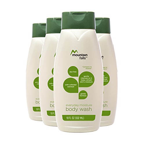 Mountain Falls Body Wash, Everyday Moisture, with Colloidal Oatmeal, 18 Fluid Ounce (Pack of 4)