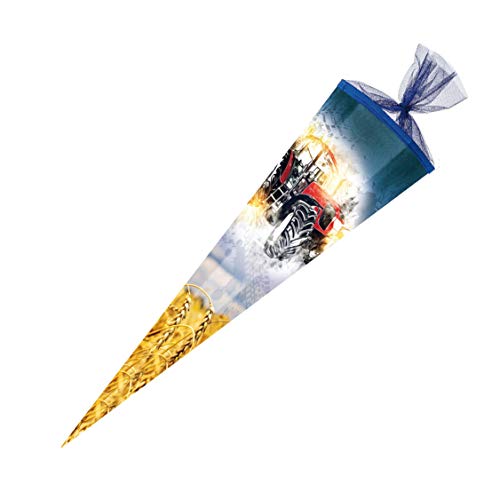Cornet surprise rectangulaire en tulle de 85 cm pour fêtes et anniversaires